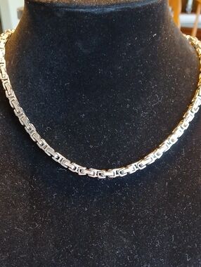 Men's Silver-Link Chain Necklace - Classic Box Link